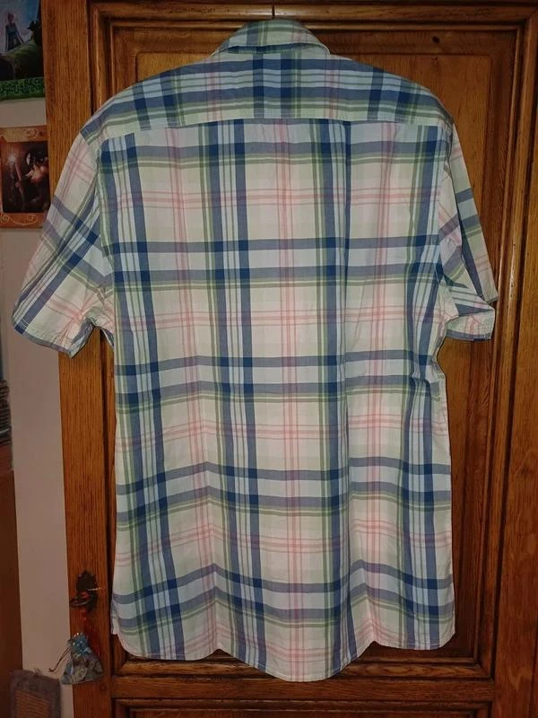 Camisa quadriculada verde azul e vermelho tamanho Xl marca Jules – photo 5